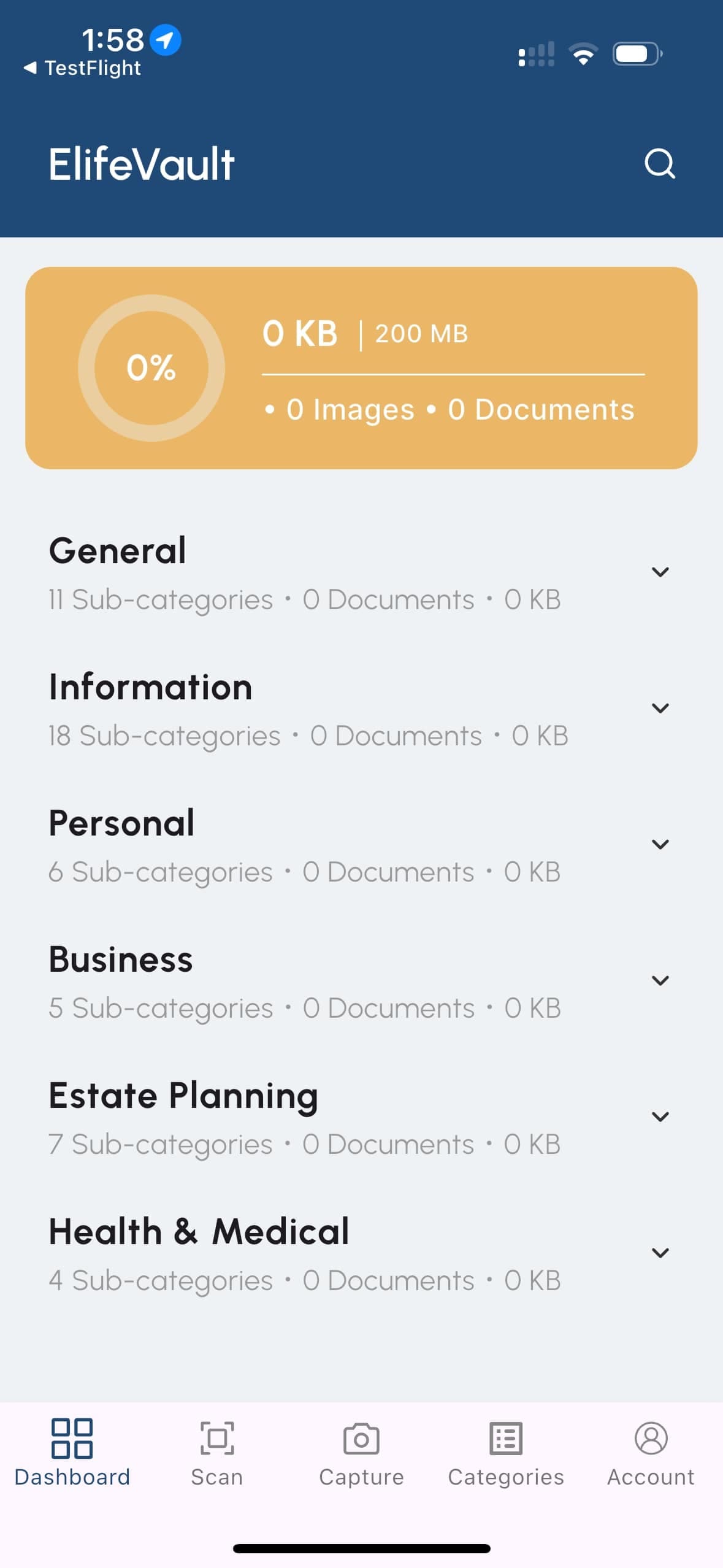 eLifeVault app screenshot 4